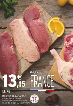 Intermarché Magret de canard offre