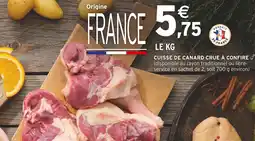 Intermarché Cuisse de canard crue à confire offre