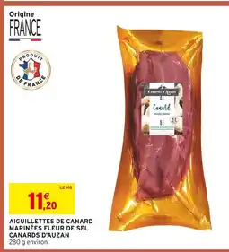 Intermarché Canards d'auzan aiguillettes de canard marinées fleur de sel offre