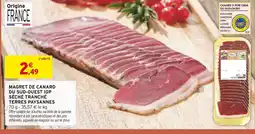 Intermarché Terres paysannes magret de canard du sud-ouest igp séché tranché offre
