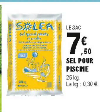 Sel pour piscine