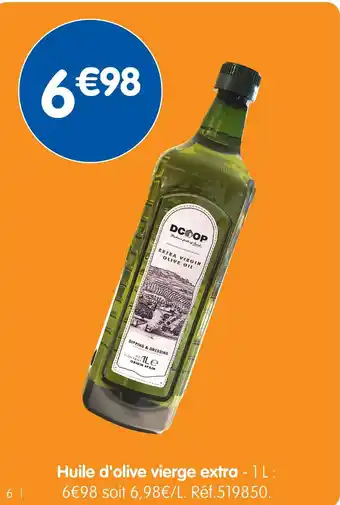 b&m Dcoop huile d'olive vierge extra offre