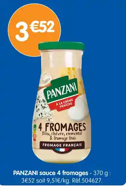 b&m Panzani sauce 4 fromages offre