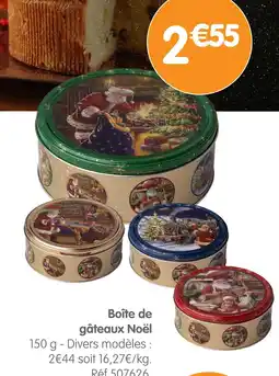 b&m Boîte de gâteaux noël offre