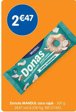 b&m Mandul donuts coco rapé offre