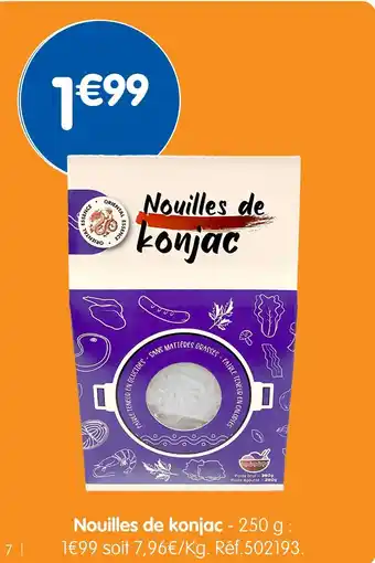 b&m Nouilles de konjac offre