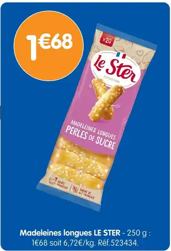 b&m Le ster madeleines longues offre