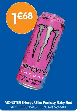 b&m Monster energy ultra fantasy ruby red offre