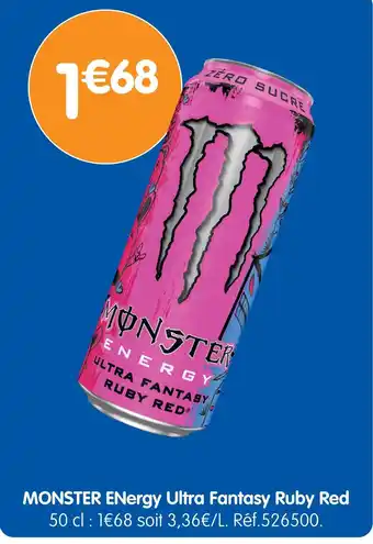 Monster energy ultra fantasy ruby red