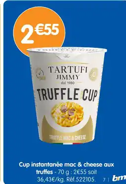 b&m Cup instantanée mac & cheese aux truffes offre
