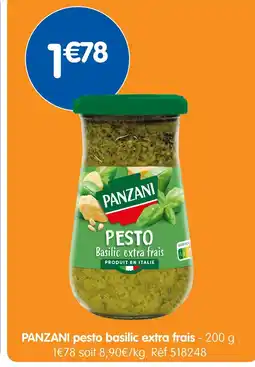 b&m Panzani pesto basilic extra frais offre