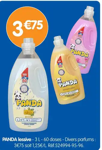 b&m Panda lessive liquide marseille offre