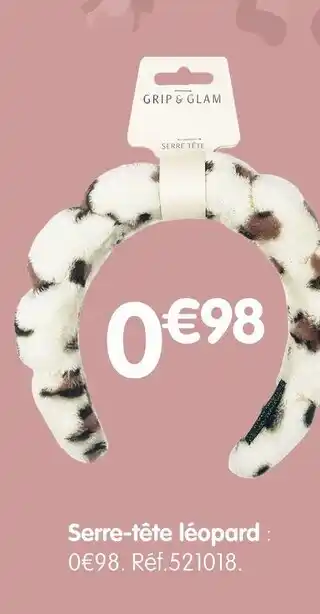 b&m Serre-tête léopard offre