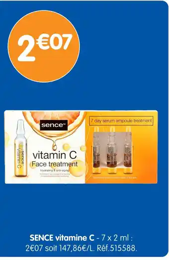 b&m Sence vitamine c offre