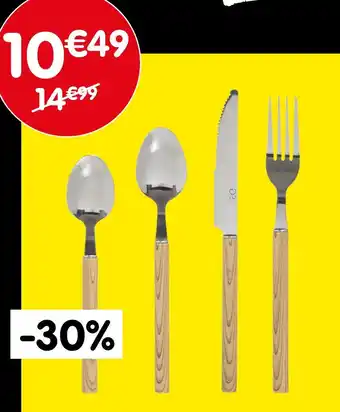 b&m Ménagère 24 pièces inox offre