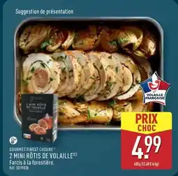 ALDI Gourmet finest cuisine - 2 mini rôtis de volaille offre