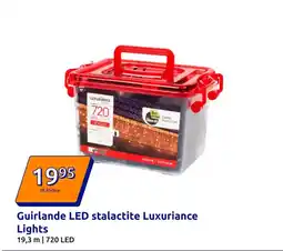 Action Guirlande led stalactile luxuriance lights offre