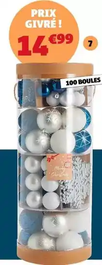 Gifi 100 boules offre