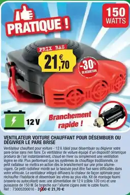 Outiror Watts - branchement rapid! offre