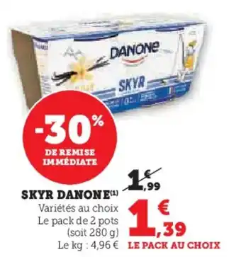 Hyper U Skyr danone offre