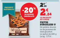 Hyper U Frites surgelees u offre