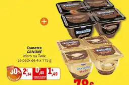 Coccinelle Supermarché DANONE Danette offre