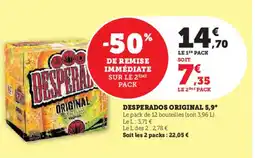 Hyper U Desperados original 5,9° offre