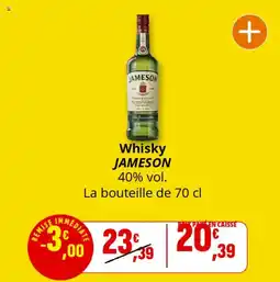 Coccinelle Supermarché JAMESON Whisky offre