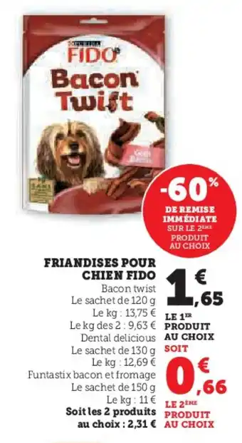 Hyper U Friandises pour chien fido offre