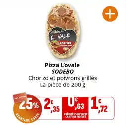 Coccinelle Supermarché SODEBO Pizza L'ovale offre