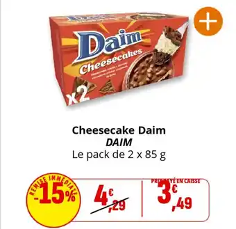 Coccinelle Supermarché DAIM Cheesecake Daim offre
