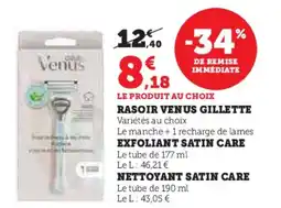 Hyper U Rasoir venus gillette offre