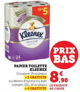 Hyper U Papier toilette kleenex offre