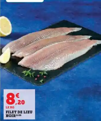 Hyper U Filet de lieu noir offre