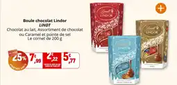 Coccinelle Supermarché LINDT Boule chocolat Lindor offre