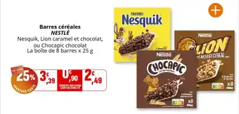 Coccinelle Supermarché NESTLÉ Barres céréales offre