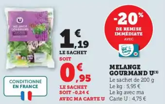 Hyper U Melange gourmand u offre