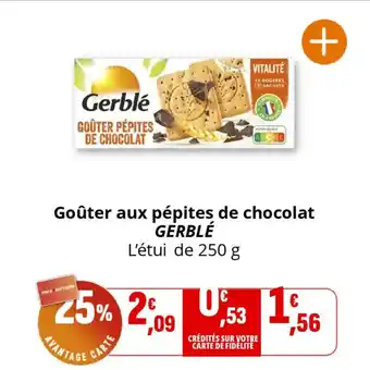 Coccinelle Supermarché GERBLÉ Goûter aux pépites de chocolat offre