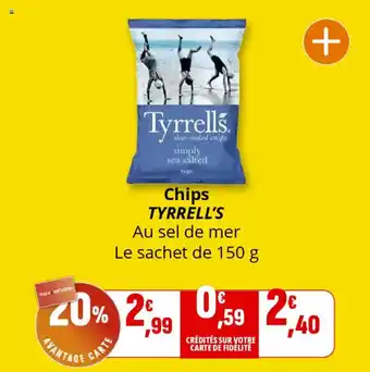 Coccinelle Supermarché TYRRELL'S Chips offre