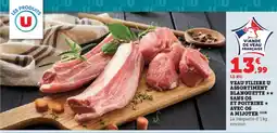 Hyper U Veau filiere u assortiment blanquette sans os et poitrine avec os a mijoter offre