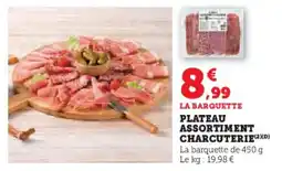 Hyper U Plateau assortiment charcuterie offre