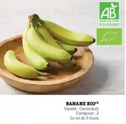 Hyper U Banane bio offre