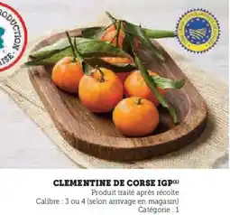 Hyper U Clementine de corse igp offre