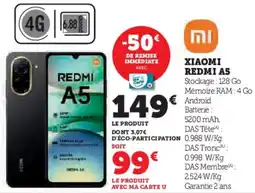 Hyper U Xiaomi redmi a5 offre