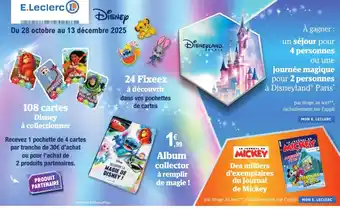 E.Leclerc Album collector à remplir de magie offre