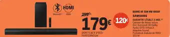 E.Leclerc Barre de son hw-b650f samsung offre