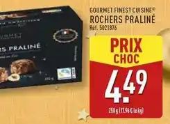 ALDI Gourmet finest cuisine - rochers praliné offre
