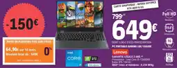 E.Leclerc Pc portable gaming loq 151ax9e lenovo offre