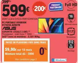 E.Leclerc Pc portable vivobook offre