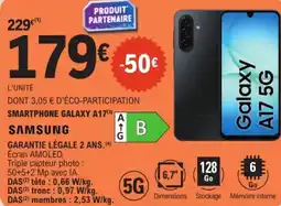E.Leclerc Smartphone galaxy a17 samsung offre